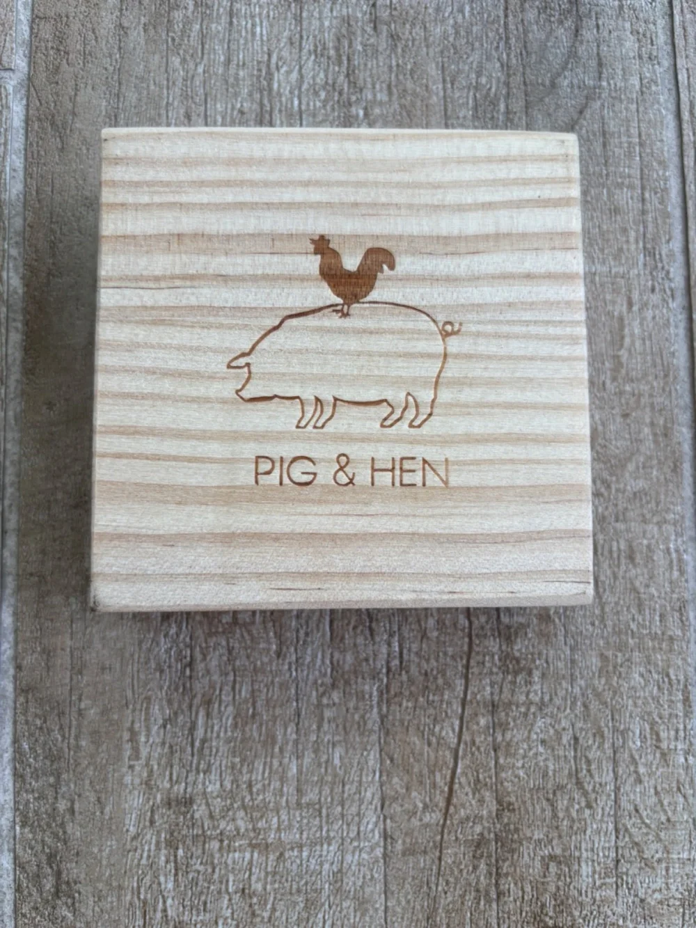 Pig & Hen Boxchain Necklace